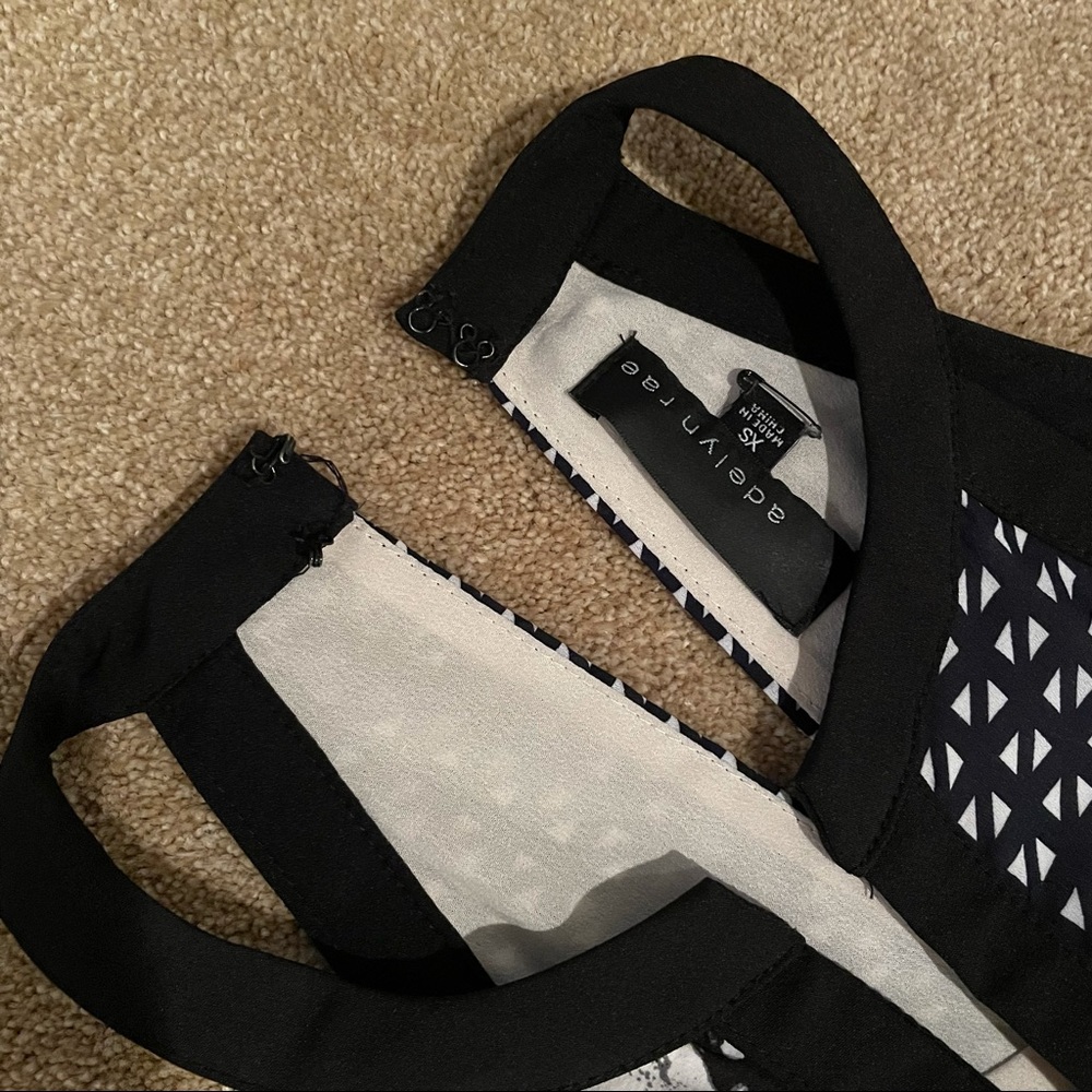 Adelyn Rae Mixed Print Racerback dress - Picture 12 of 16